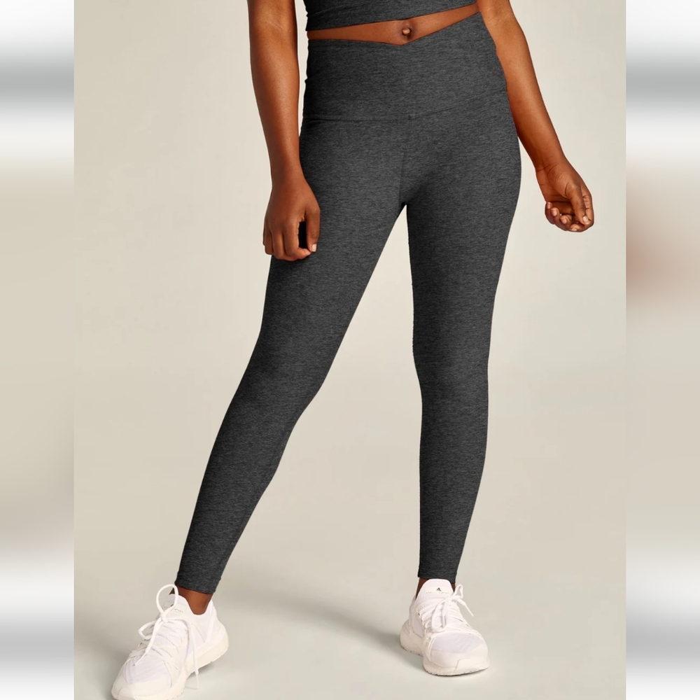Beyond Yoga Black and Gray Leggings